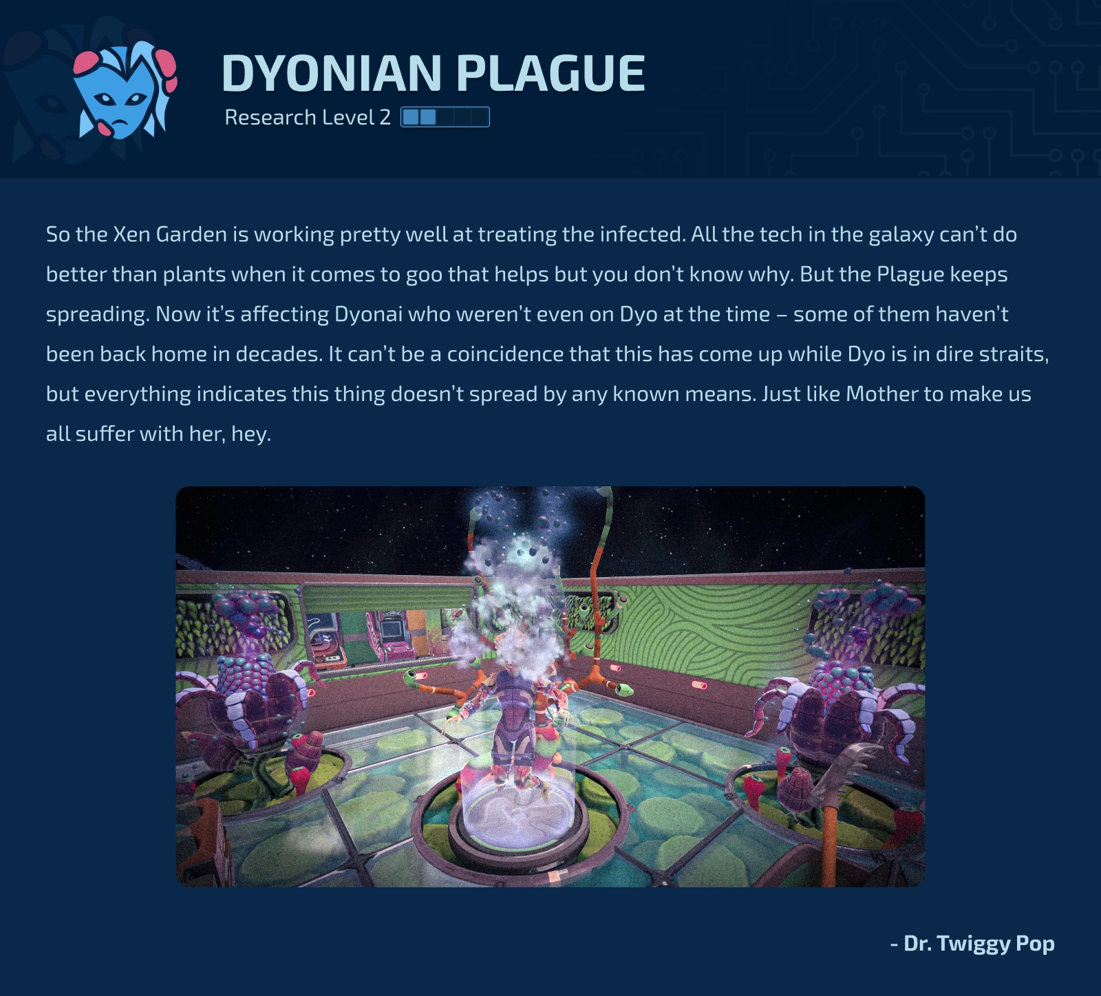 Condition Research Journals - Dyonian Plague